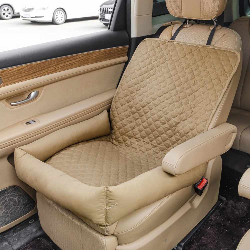 Waterproof Pet Car Seat Cover Folding Anti-Dirty Dog Car Seat Detachable Washable Pet Travel Carrying Mat Car Accessories
